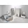 OTTO home Jugendzimmer-Set OTTO HOME "Kinderzimmer-Set »Rieke« 4-teilig", weiß (eiche, sand, nachbildung, weiß), ohne Matratze, B/H: 90cm x 200cm, Holzwerkstoff, Schlafzimmermöbel-Sets, Farblich abgestimmte Möbelserie