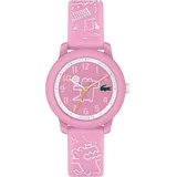 Lacoste Quarzuhr LACOSTE.12.12 KIDS, Armbanduhr, Kinderuhr, Mädchen, Jungen, ideal auch als Geschenk rosa