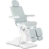Physa Fusspflegestuhl Kosmetikstuhl Pedikürestuhl 150 kg Hellgrün, / Weiss
