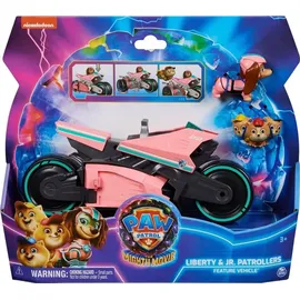 Spin Master Paw Patrol Liberty Great Movie Transforming Fahrzeug und Junior Patrollers Mighty Movie