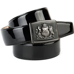Ledergürtel ANTHONI CROWN, Damen, Gr. 110, schwarz, Leder, unifarben, Gürtel, mit Anthoni Crown Wappen, zeitloses Design