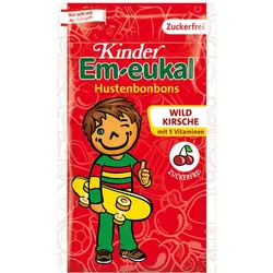 Em-eukal Kinder Hustenbonbons Wildkirsche zuckerfrei (75g)