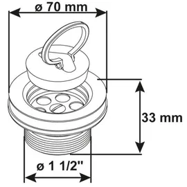 CORNAT T352004R Ablaufventil
