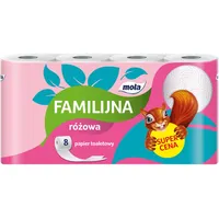 Mola Familijna Rosa Toilettenpapier 8 Rollen