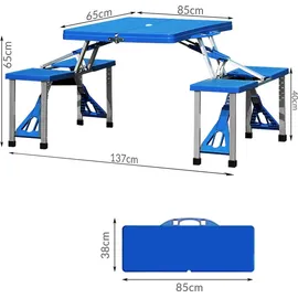 CASARIA Sitzgarnitur blau (991129)