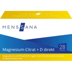 MensSana AG Magnesiumcitrat+D Direkt MensSana Pulver 28 St