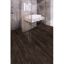 Starclic Klick-Designboden Gross-Fliesenformat Aspen oak black