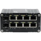 Exsys EX-62035MPoE-SFP-8+2 Port Industrial Gigabit SFP PoE+ Switch Web Managed