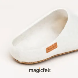 MagicFelt Pantoffeln Moorschnucke Weiß 39