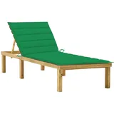 vidaXL Sonnenliege 200 x 70 x 31,5-77 cm Grün
