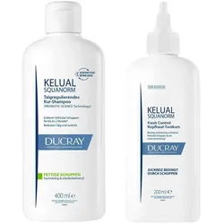 Ducray Shampoo Fettige Schuppen 400ml + Tonikum 200ml
