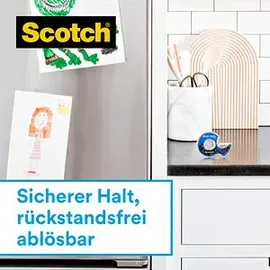Scotch Klebefilmabroller Wall-Safe Tape blau