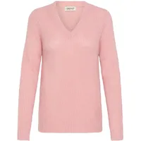 Oxmo V-Ausschnitt-Pullover Rosa XS