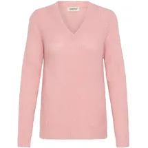 Oxmo V-Ausschnitt-Pullover Rosa XS
