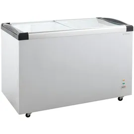 GastroHero Tiefkühltruhe ECO 450 mit Glasschiebedeckel