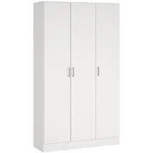 Dmora Mehrzweckschrank 109 x 180 x 37 cm Weiß