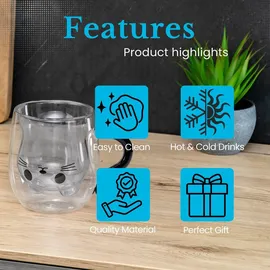 Intirilife Thermo Glas 0,2 l