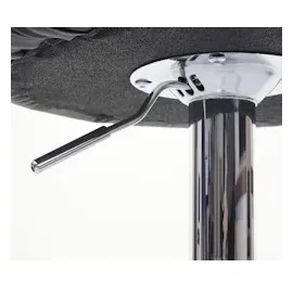 Mendler 2er-Set Barhocker HWC-F16, Barstuhl Tresenhocker Drehhocker, mit Lehne Kunstleder ~ braun-schwarz