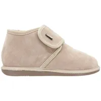 Vanuba - Damen Hausschuhe York Lammfell Pantoffeln mit Klettverschluss D023 Beige, Größe 39 EU - Beige - 39