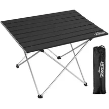 zaewry Campingtisch Klappbar Schwarz/Weiß
