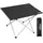 zaewry Campingtisch Klappbar Schwarz/Weiß