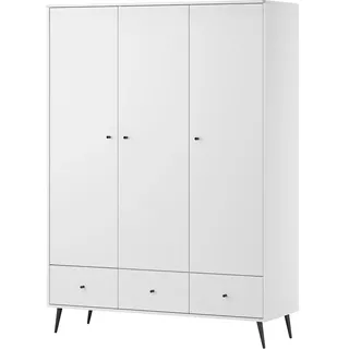 VOX Kleiderschrank  Blanca , weiß , Maße (cm): B: 133,2 H: 185 T: 50.0