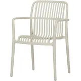 VCM Iben Gartenstuhl 56 x 58 x 83 cm beige stapelbar