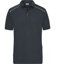 Funktions Polo-Shirt "JN892" UV-Schutz - 3XL - carbon