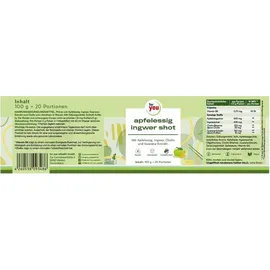 For You eHealth for you Apfelessig Ingwer Shot Pulver 100 g