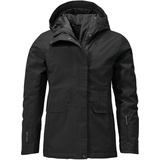 Schöffel Damen Antwerpen L, wasserdichte und atmungsaktive Winterjacke, urbane Outdoorjacke Ins Jacket Women black, 42