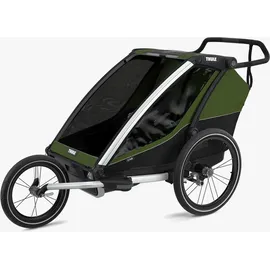 Thule Kinderanhänger Chariot Cab 2 aluminium/cypress green 2021