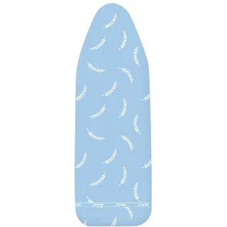 Wenko Bügeltischbezug Air Comfort XL/Universal, 5-lagiger Komfort-Polsterung mit Aluminiumschicht für knitterfreies Bügeln, Hitzereflektion und Dampfsperre, Öko-Tex Standard, 2 Bezugsspanner, 140x48cm, Mehrfarbig, 65541800
