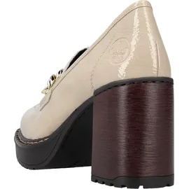 Rieker Damen Halbschuhe für Damen, beige Weit