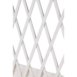 Dobar Hochbeet mit Rankhilfe 79 x 28,5 x 130 cm weiß