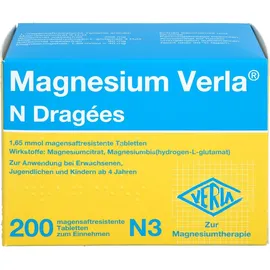 VERLA Magnesium Verla N Dragees 200 St.