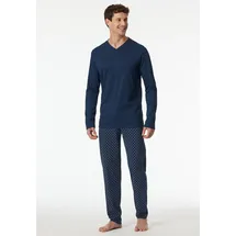 SCHIESSER Schlafanzug Casual Essentials Blau 98