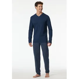 SCHIESSER Schlafanzug Casual Essentials Blau 98