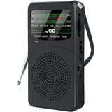 Tragbares Am/fm-radio, Kleines Batteriebetriebenes Radio Mit Clip Und Kabel/taschenlampe, Kopfhörerfunktion, Hervorragende Klangqualität, Mini-taschenradio Für Laufen, Wandern, Reisen Und Camping
