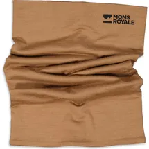 Mons Royale Double Up Merino Neckwarmer toffee OS