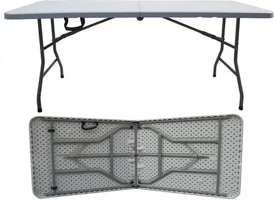 Westerhold Garten Klapptisch - Campingtisch - Zusammenklappbar - 12KG -180x75x74cm