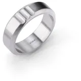 FYNCH-HATTON Fingerring Modern Masculinity Edelstahl silberfarben 60