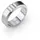 FYNCH-HATTON Fingerring Modern Masculinity Edelstahl silberfarben 60