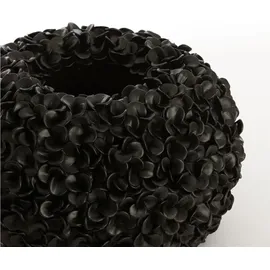 Light & Living Vase Deco Phylia Mattschwarz - Ø38x23 cm)