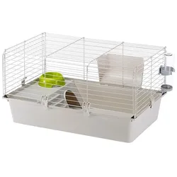 Meerschweinchenkäfig CAVIE 80, Nagetierkäfig aus Kunststoff, 77x48x42cm
