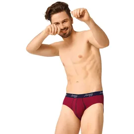 SLOGGI Herren Slips Multipack - Start midi C2P box, Baumwolle Schwarz/Rot L