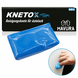 MAVURA Knete KNETOX Reinigungsknete Polierknete Lackreinigungsknete, Lackreiniger Auto KFZ Lackreiniger Knete blau