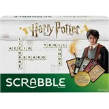 Mattel Games - Scrabble Harry Potter – Gesellschaftsspiel und Buchstaben – 2 bis 4 Spieler – ab 10 Jahren