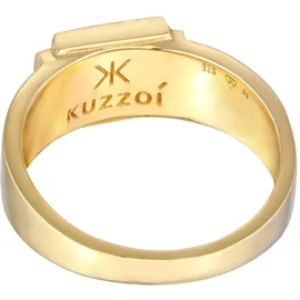 KUZZOI Ring 925 Sterling Silber Siegelring in Gold | Gr.: 64