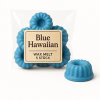 Duftmelt Blue Hawaiian - So duftet Urlaub | 5er Set - Duftwachs | Duftkerzen
