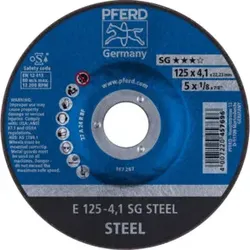 PFERD Schruppscheiben E 125-4,1 SG STEEL